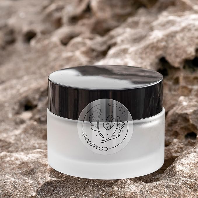 Transparent Thermal Labels Round 1.5 Inch Self Adhesive Circle Clear Printer Stickers Vinyl Waterproof Roll Decals Name Tag for Address Design DIY Logo Business 300 PCS