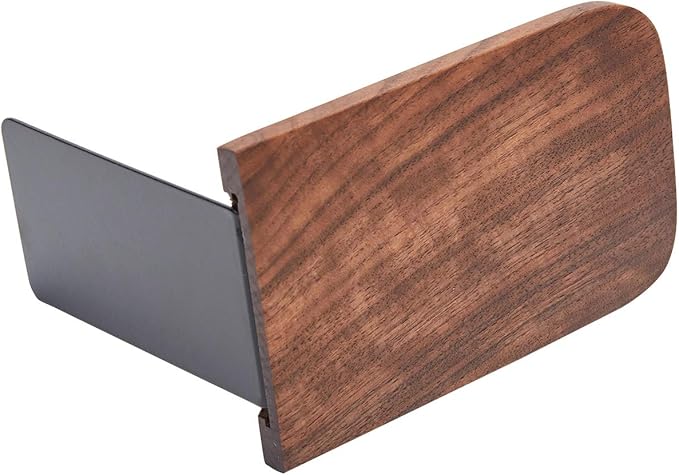 Pandapark Wood,Non-Skid Bookend for Shelves,Heavy Duty,Book Stand for CDs,1 Pair