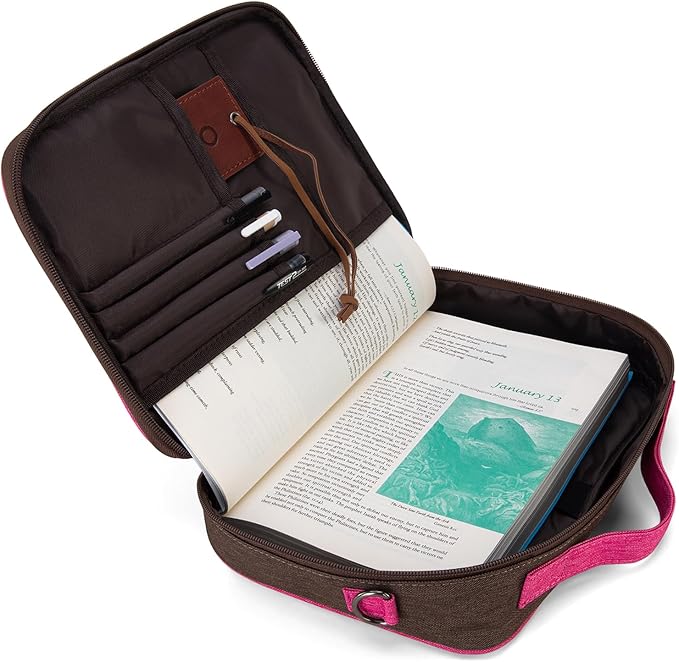 Montana West Bible Covers for Women Bible Cases with Leather Bookmark Protective Crossbody Carrying Book Case for Church Travel Gift