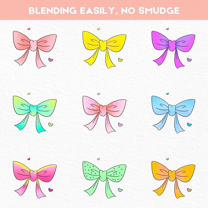 Caliart Pastel Markers, 61 Colors Dual Tip Alcohol Markers, Easter Basket Stuffers for Kids Teens Toddler, Sketch Pens Permanent Art Markers Set for Adult Book Eggs Decorations Gift Drawing Supplies