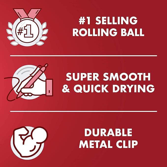 Pilot, Precise V5, Capped Liquid Ink Rolling Ball Pens, Extra Fine Point 0.5 mm, Black, Pack of 14