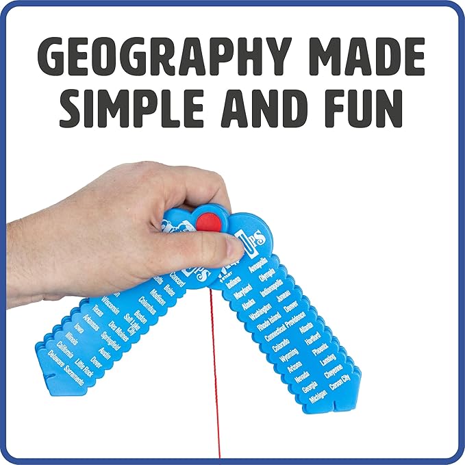 LEARNING WRAP-UPS SELF-CORRECTING States & Capitals US Geography Self-Correcting Keys, (K105-SB)