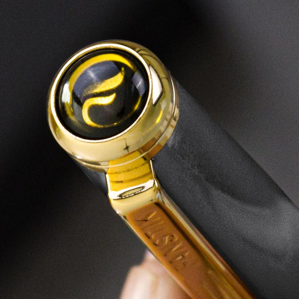 Silver&Gold Luxury fountain pen (Made In USA) fancy gift set for women, Real 24K Gold Plating, Professional executive pen gift set for men (Lux fountain Silver-Gold)