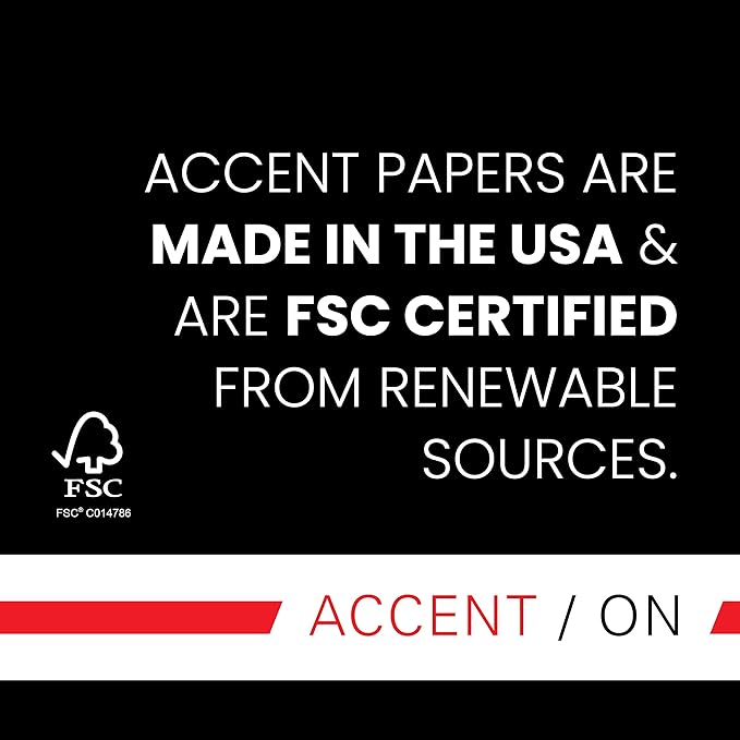 Accent Opaque 17” x 11” White Cardstock Paper, 100lb, 271gsm – 200 Sheets (1 Ream) – Premium Smooth Heavy Cardstock, Printer Paper for Invitations, Cards, Menus, Business Cards – 188093R