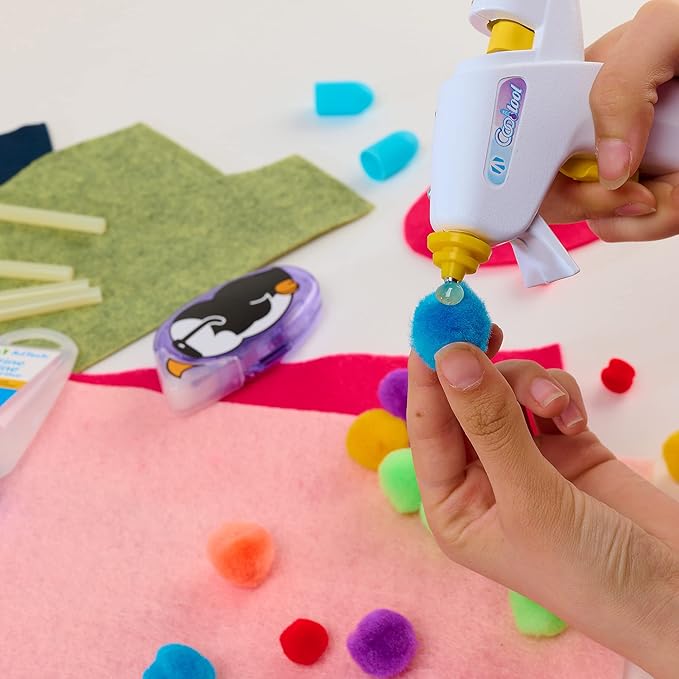 AdTech Ultra Low Temp Cool Glue Sticks, Mini 4-Inch – 15-Pack for Safe Crafting & DIY, Fast Bonding, Ideal for Delicate Materials, Fits Low Temp Mini Glue Guns, Made in USA