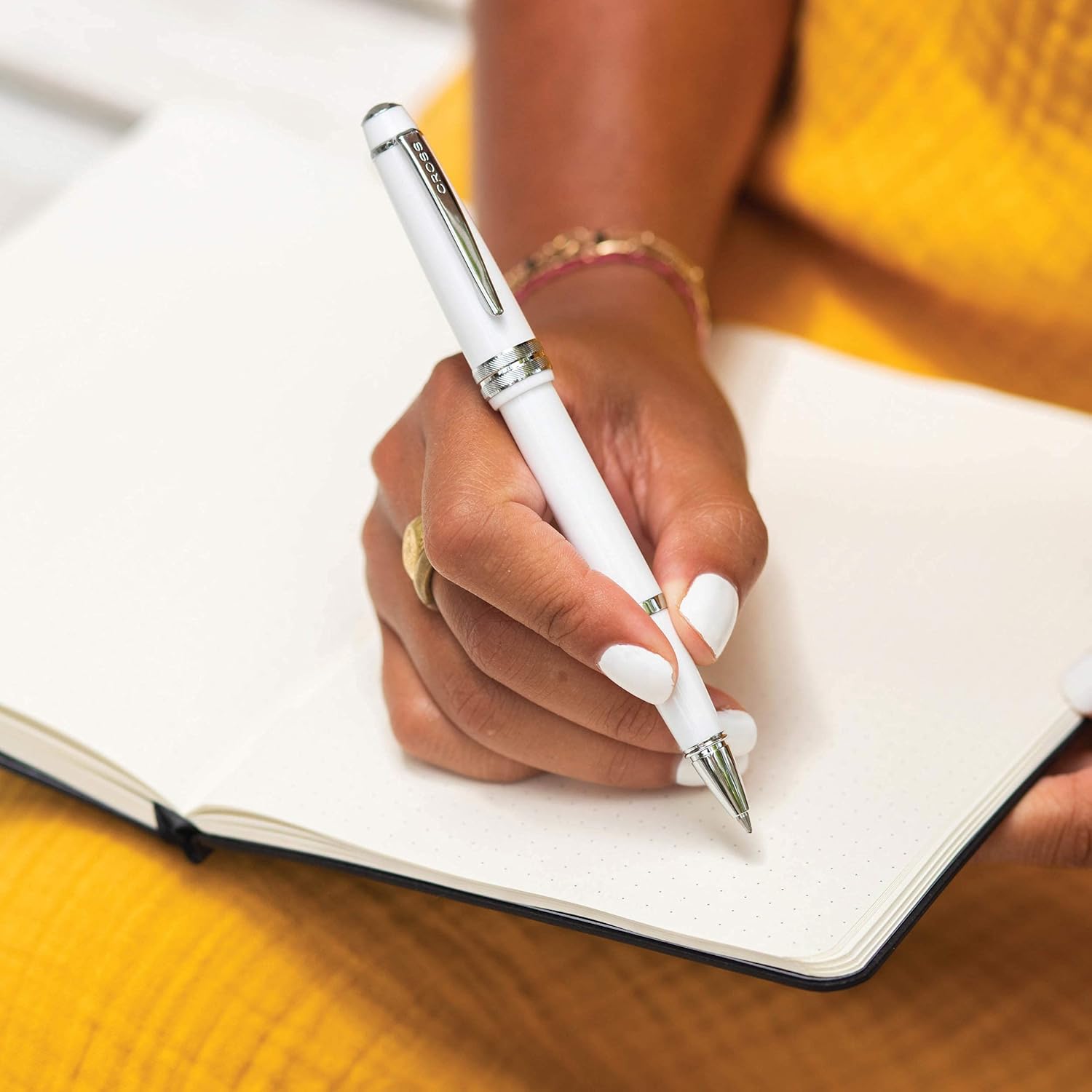 Cross Bailey Light Refillable Ballpoint Pen Presented in a Everyday Gift Box - Medium Point, Black Ink, Polished Teal