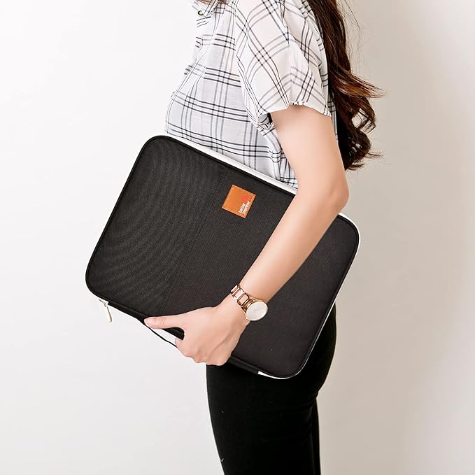 Lanola A4 Document Bags Portfolio Waterproof Business File Holder Travel Gear Organizer Electronics ccessories Bag