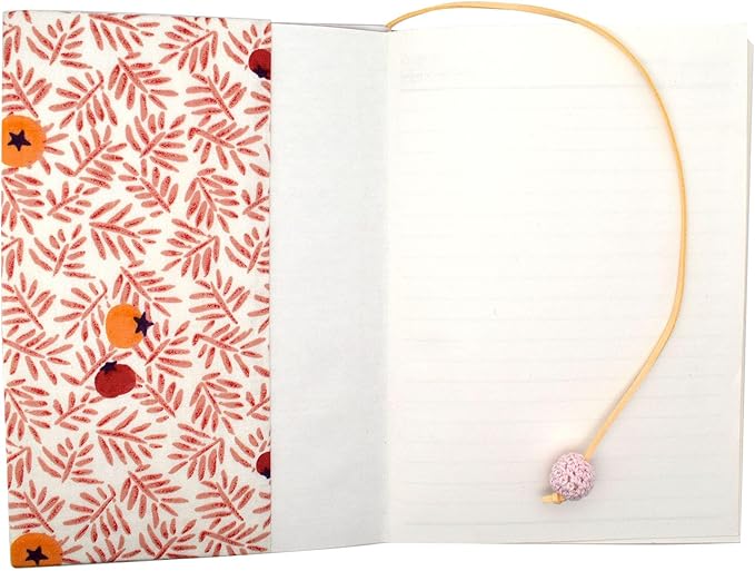 BLBMH A5 Book Covers for Paperbacks Persimmon Adjustable Fabric Book Sleeve Cover Protector Fit for 5.5x8.2 inch Hardcover Softcover Book Novels Notebook - BC55 Red