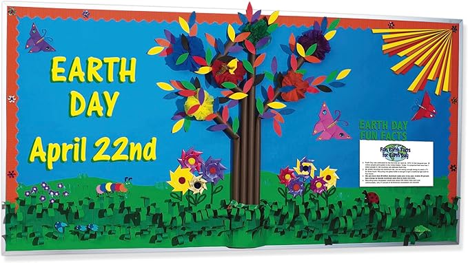 Fadeless Bulletin Board Paper, Fade-Resistant Paper for Classroom Decor, 24” x 60’, Azure, 1 Roll