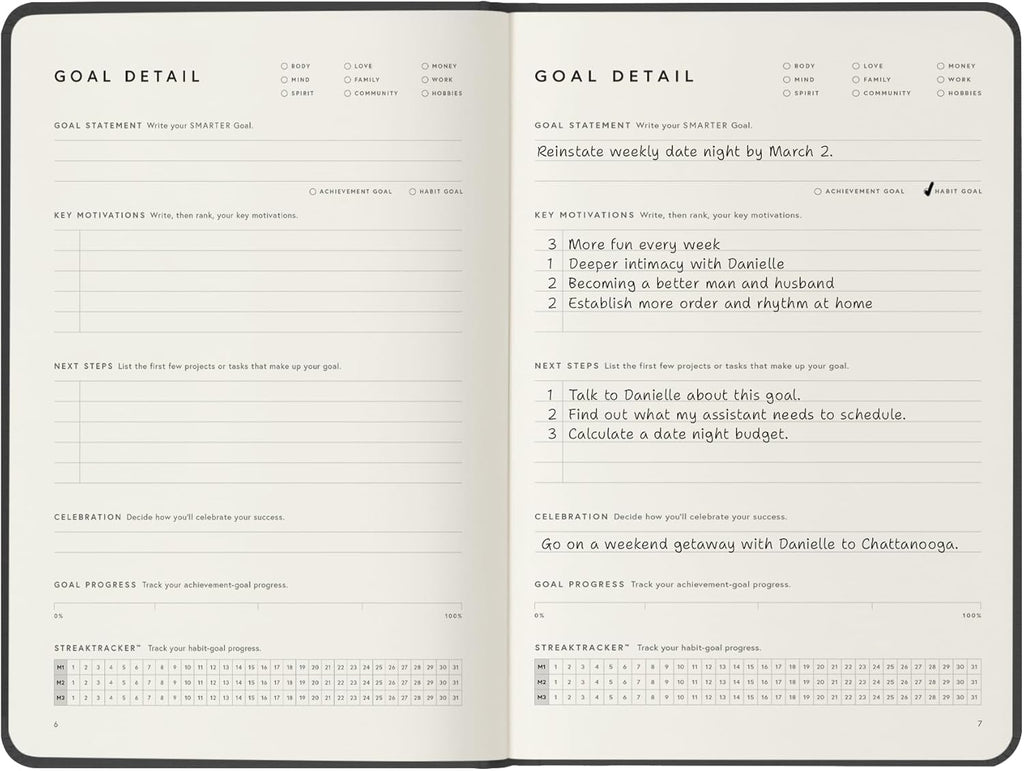 Full Focus Gray Linen Planner by Michael Hyatt - The #1 Daily Planner to Increase Focus, Eliminate Overwhelm, and Achieve Your Biggest Goals - Hardcover