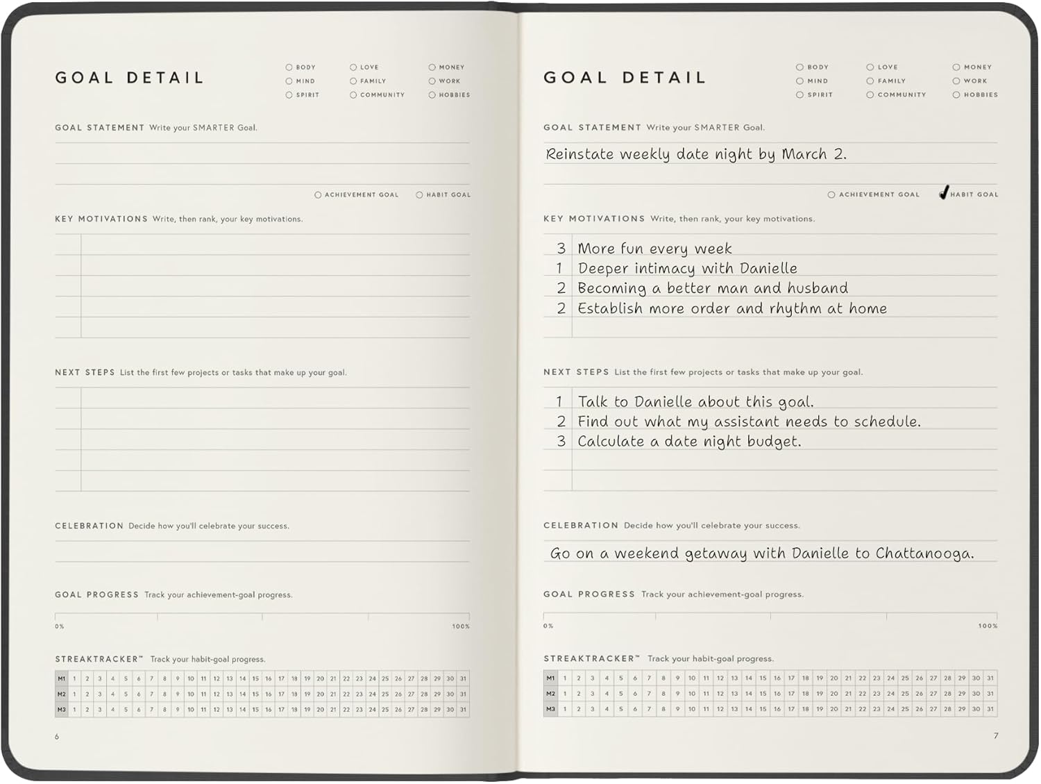 Full Focus Gray Linen Planner by Michael Hyatt - The #1 Daily Planner to Increase Focus, Eliminate Overwhelm, and Achieve Your Biggest Goals - Hardcover