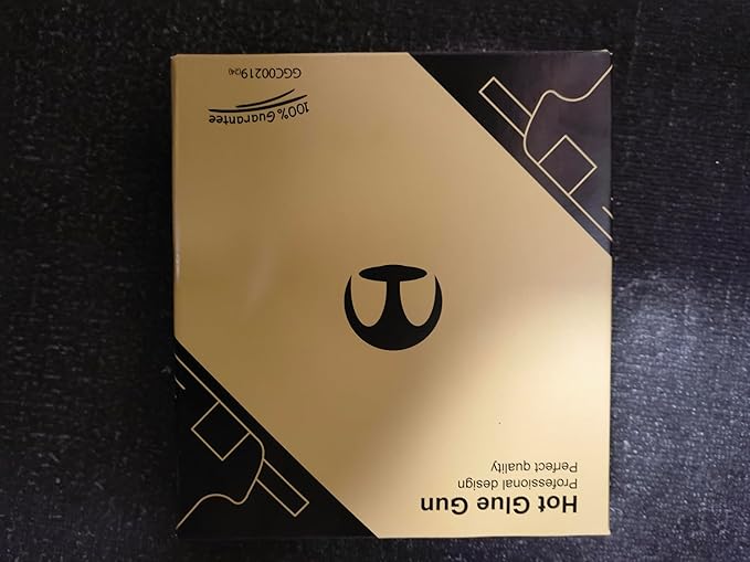 Fireproof 100W Hot Glue Gun Kit Glue Gun - MAXDONE Craft Glue Gun Full Size (Not Mini) Glue Guns Heavy Duty Hot Glue Gun with 12pcs Glue Sticks(0.43'' x 8") 100w for DIY Art