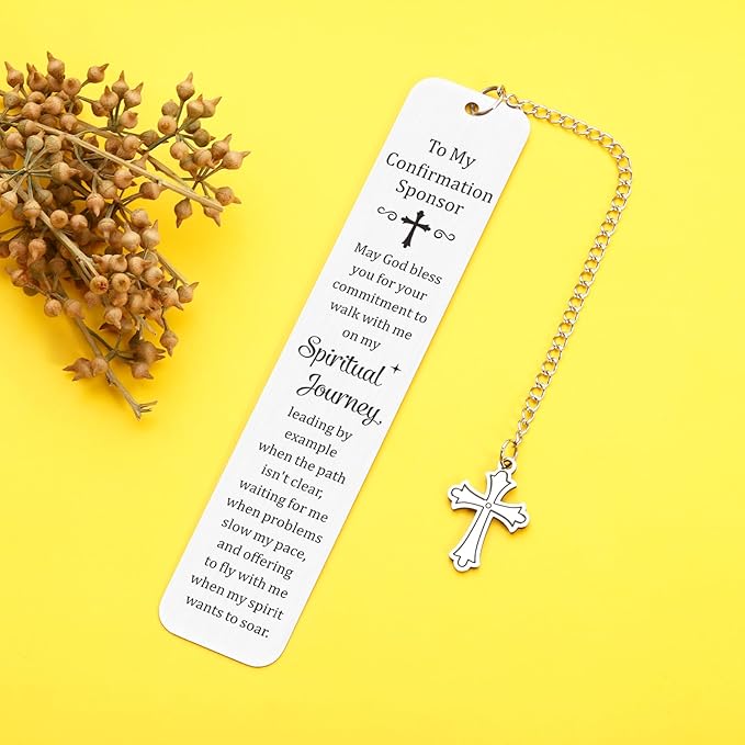 Confirmation Sponsor Gifts for Men Women Thank You Gifts Catholic Sponsor Gifts Confirmation Gifts for Teenage Girl Boys Baptism Gift for Adult Pastor Appreciation Christmas Gift Graduation