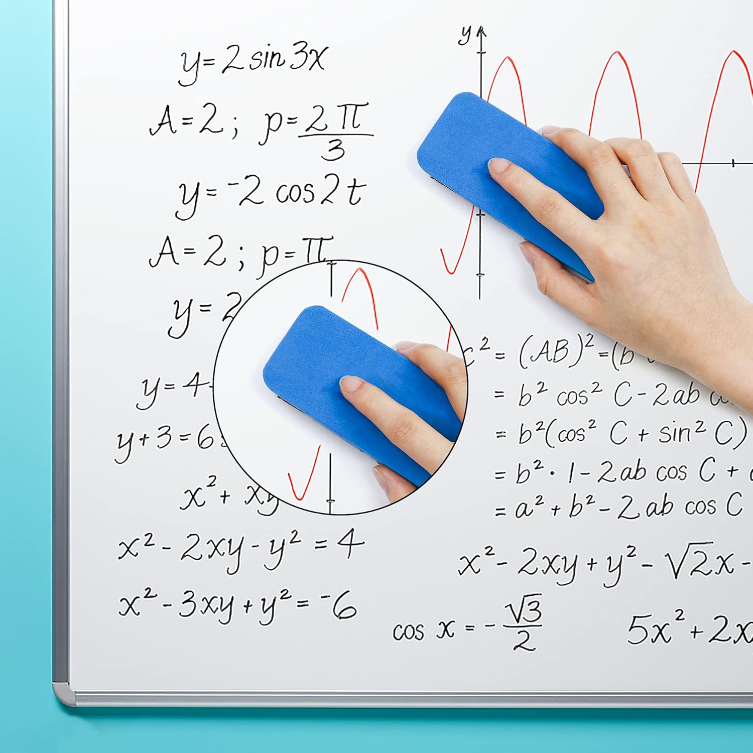 Lelix 42 Pack Black Dry Erase Markers Chisel Tip, Bulk Whiteboard Markers for School, Office Supplies, Perfect for Writing on White Board, Mirror,Calender