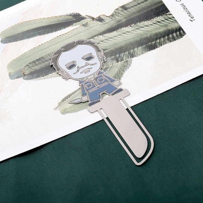 KEYCHIN Michael Killer Bookmark Myers Movie Fans Gift Michael Killing It Movie Book Clip Michael Merchandise Michael Killer Page Clip (Michael Bookmark)