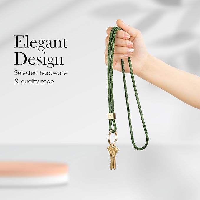 SENLLY Neck Lanyard Strap for Keys, Original Minimalist Design KeyChain Holder
