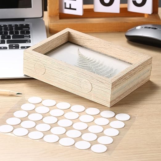 350 Pcs (0.79 Inch Diameter) 20mm Double Sided Adhesive Glue Round Dots Stickers Removable Clear Sticky Tack Putty Waterproof for Balloon, Crafts, Art Decoration