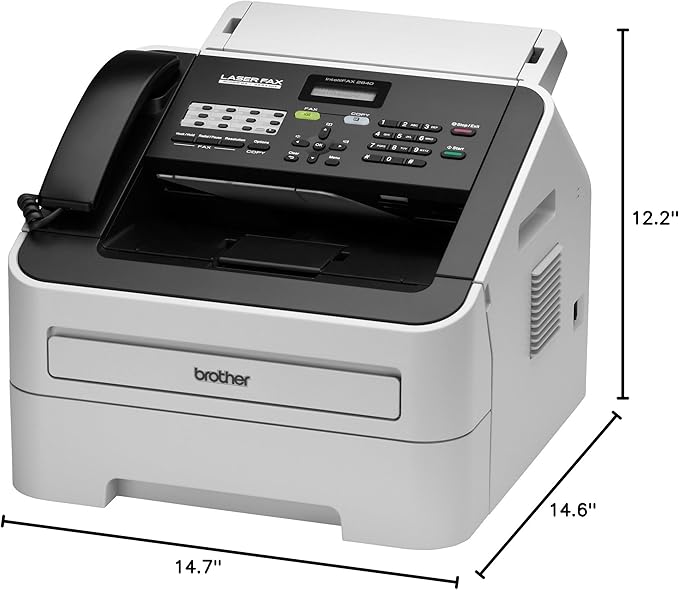 Brother RFAX2840 High Speed Mono Laser Fax Machine (Renewed Premium)
