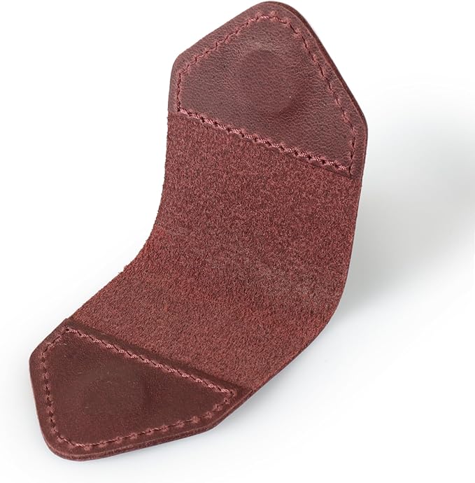 Londo Genuine Leather Handmade Bookmark (Set of 2) (Magnetic, Damson)