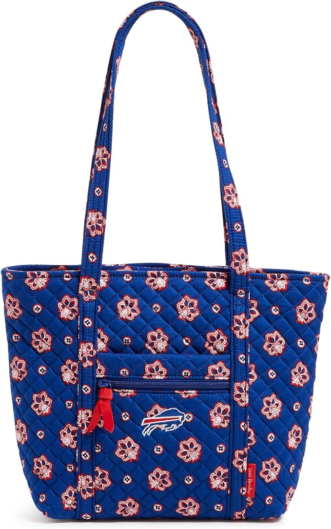 Vera Bradley Women's Cotton NFL Small Vera Tote Bag (Multiple Teams Available)