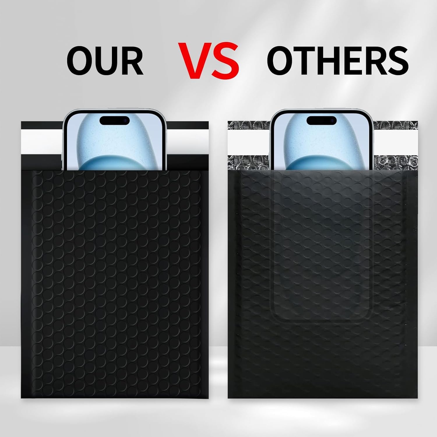 Bubble Mailers 8.5x11inch 40Pack Black Bubble Mailers Self-Seal Padded Mailing Envelopes Bubble Opaque Padded Mailer for Small Businesses to Package and Mail Jewelry Cosmetics#2