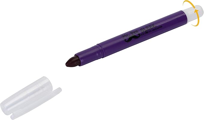 Mr. Pen No Bleed Gel Highlighter, Bible Highlighters, Purple, Pack of 4