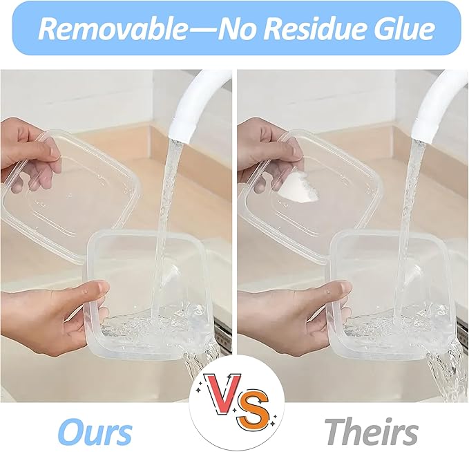 Restaurant Quality Shelf Life Food Rotation Labels, 2” x 3” Self-Adhesive Removable Freezer Food Labels Stickers, Perfect for Reusable Containers, Easy to Remove, Food Safety Date Sticker (8 PCS)