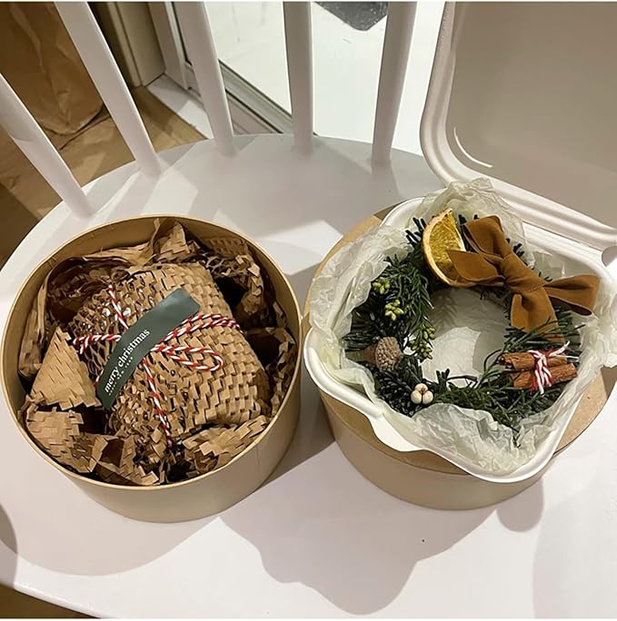 15”x400’Honeycomb Packing Paper,Eco Friendly Recyclable Honeycomb Cushioning Wrap Roll for Safe Moving Shipping Packaging with 20 Fragile Stickers.