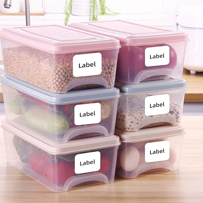 100 Sheets 600 Labels Shipping Labels 6 per Sheet for Laser & Inkjet Printers,3-1/3 x 4 6 Up Shipping Labels FBA Address Labels, 3-1/3" x 4" Address Sticker Labels,6 Labels per Page Sheets