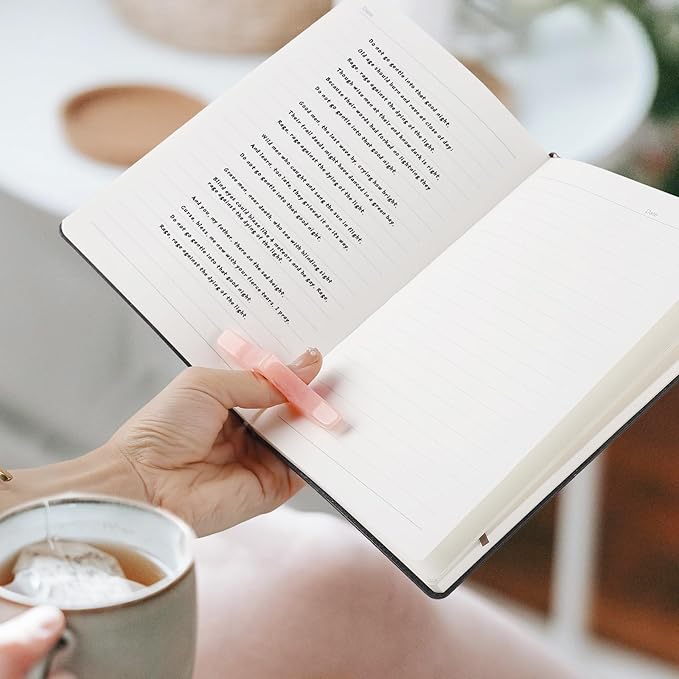 Thumb Book Page Holder for Reading 2Pack，Starry Ring Opener Bookmark，Readers Reading Finger Holder Book Lovers Gifts (Green, Purple)