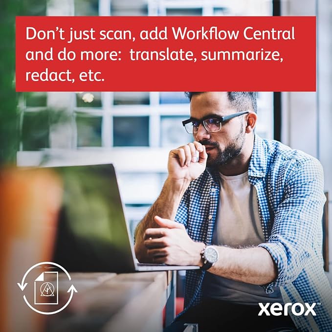 Xerox B225DNI All-In-One Printer, Laser, B&W, Wireless, ADF, Letter, Print, Scan, Copy, Energy Star Certified, Up to 36PPM