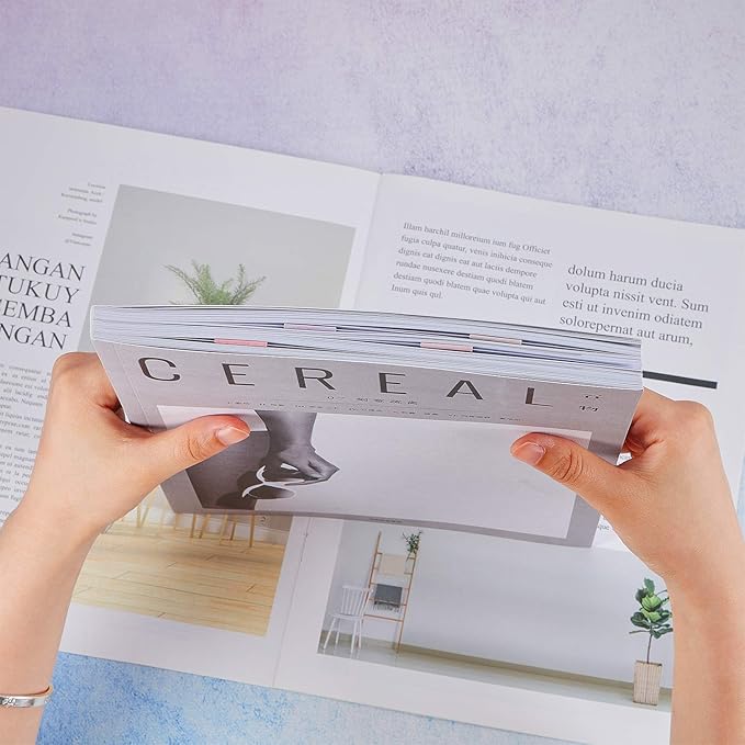 Chinco 10 Pieces Magnetic Bookmarks Magnet Page Markers Assorted Book Markers Set for Students Reading Gifts for Christmas(Cactus)