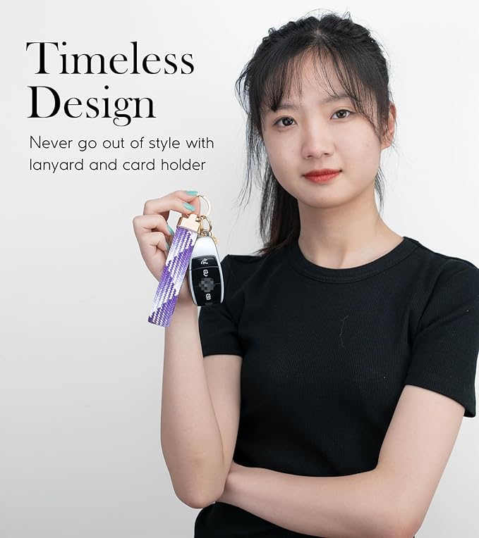 SENLLY Wristlet Lanyard, Stretchy Keychain Holder, Original Elastic Anti-Drop Design Keyring