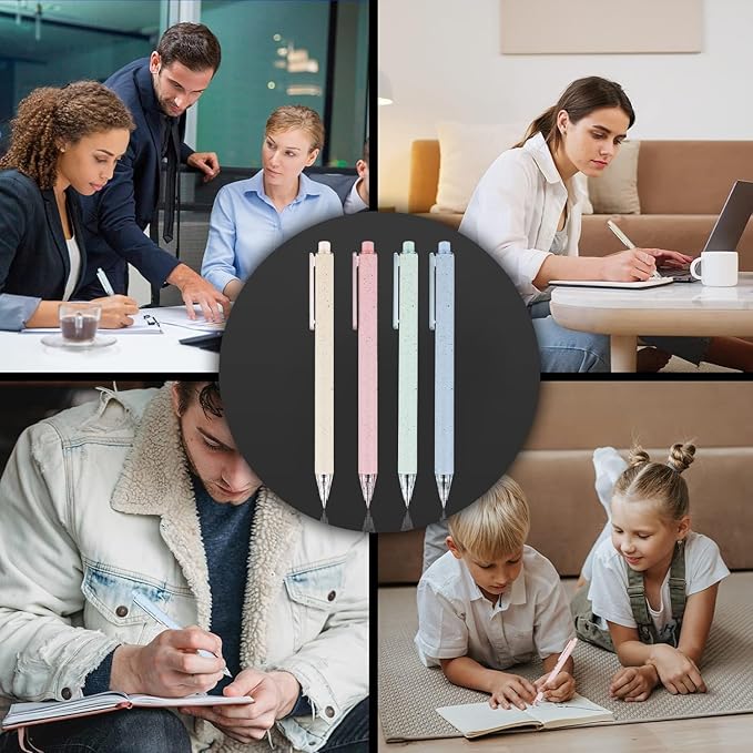 Gel Pens - 0.5mm Fine Point, Colorful & Fun, Smooth Writing, Perfect for School & Office Supplies, Pack of 12