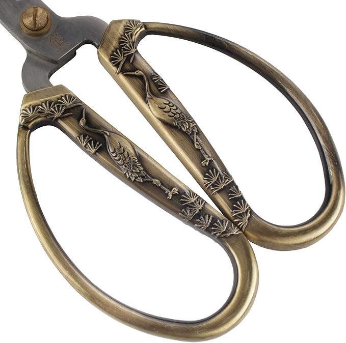 JubileeYarn Classic Chinese Small Embroidery Craft Scissors - Bronze, Copper, Silver - 10 Scissors Each