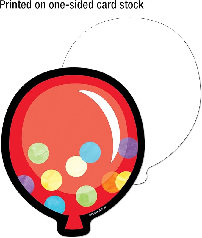 Carson Dellosa Celebrate Learning 36-Piece Colorful Balloons Bulletin Board Cutouts, Balloon Cutouts for Bulletin Boards, Birthday and Party Bulletin Board Decorations, Birthday Classroom Décor