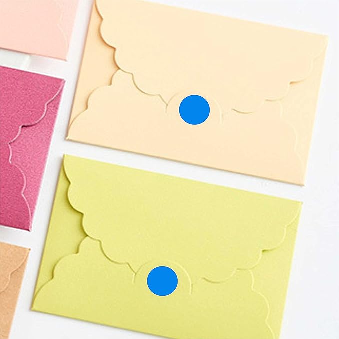 PARLAIM 3/4" Round Color Coding Circle Dot Labels in Roll, 1000 Stickers per Dispenser Box, 0.75 inch Diameter for Classroom Home Organization, Blue