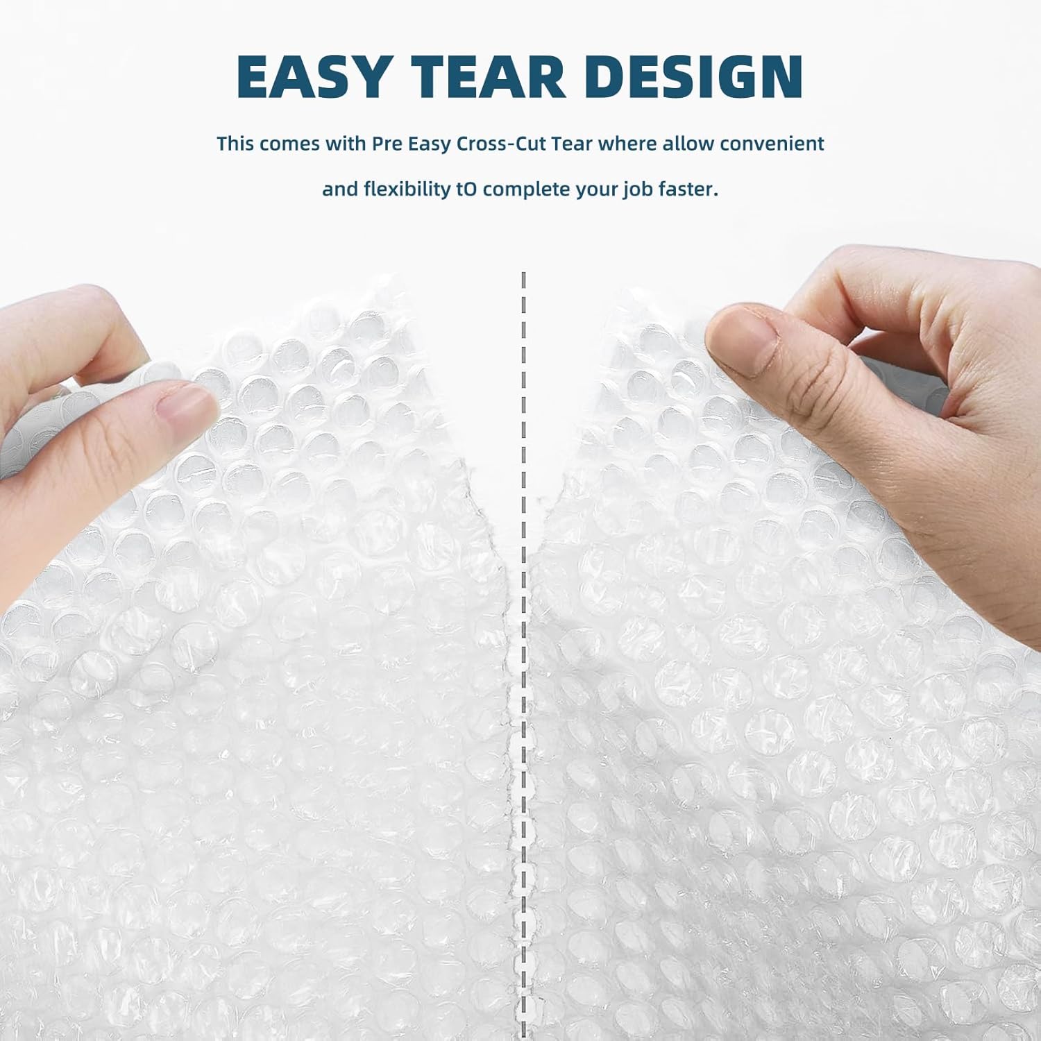 Metronic Bubble Cushioning Wrap 16 Inch x 36 FT, Dense Bubble Packing Air Wrap Clear Bubble Packing Roll for Shipping and Moving Supplies, Perforated Every 12"