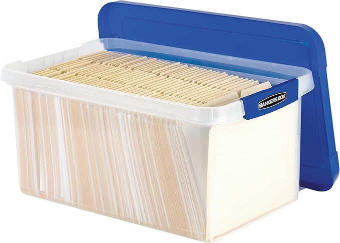 Bankers Box Heavy Duty 20" Plastic Letter File Box
