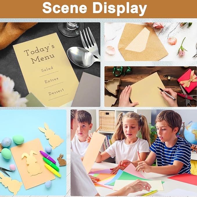 120 Sheets Shimmer Cream Cardstock 8.5 x 11 Off White Paper, 250gsm/92lb Premium Ivory Paper Card Stock for Cards Making, Business Cards, Wedding Invitations, Anniversaries, Menus