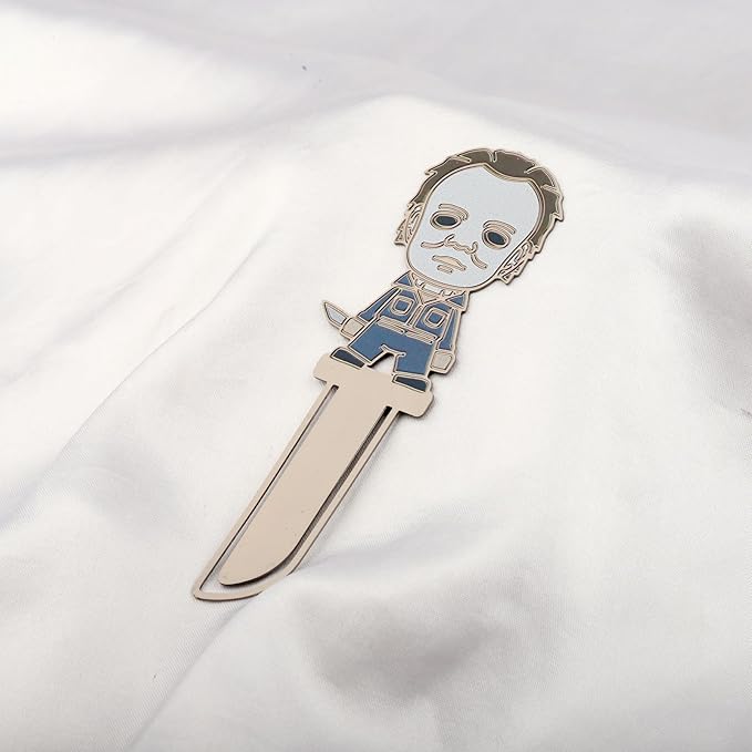 KEYCHIN Michael Killer Bookmark Myers Movie Fans Gift Michael Killing It Movie Book Clip Michael Merchandise Michael Killer Page Clip (Michael Bookmark)