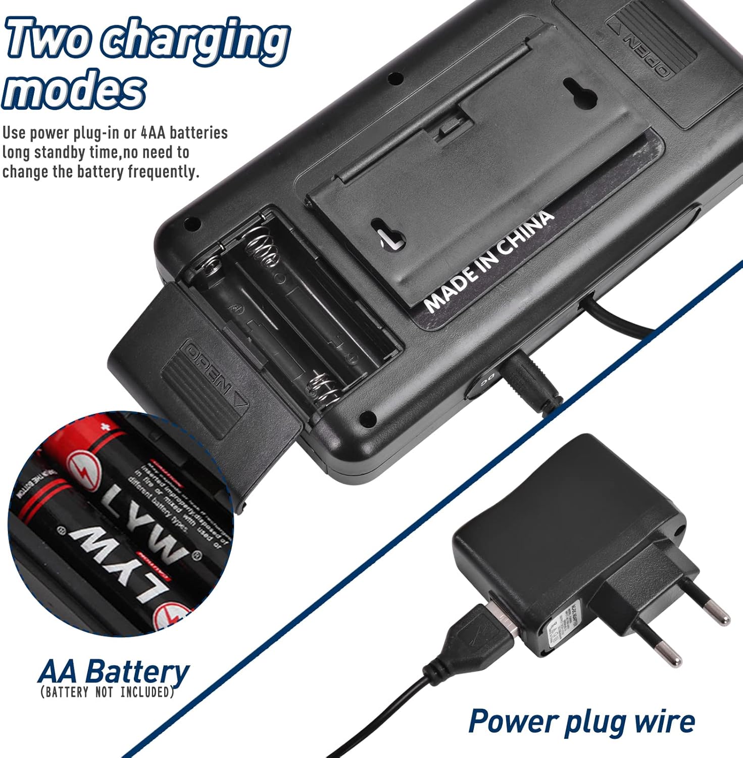 Shipping Scale 660lbs LCD Digital Postal Scale, Stainless Heavy Duty Postage Scale for Packages, 300kg Capacity Platform Scale for Shipping Weighing（14"X 12"）