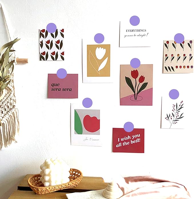 PARLAIM 3/4 Inch Dot Stickers, 10000 Pack Round Color-Code Circle Labels, Permanent Adhesive Color Coding Stickers Garage Sale Sticker - 10 Rolls Lavender