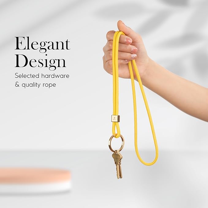 SENLLY Neck Lanyard Strap for Keys, Original Minimalist Design KeyChain Holder