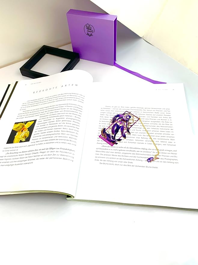 Genshin Impact Beelzebul Bookmarks Tabletop Decoration with 3D Display Box for Women Men Sisters Friends Birthday Gifts Book Marks for Book Lovers - Zllada