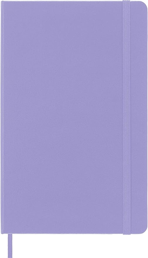 Moleskine Art Sketchbook, Hard Cover, Plain, Large, (5” x 8.25”), Wisteria Violet