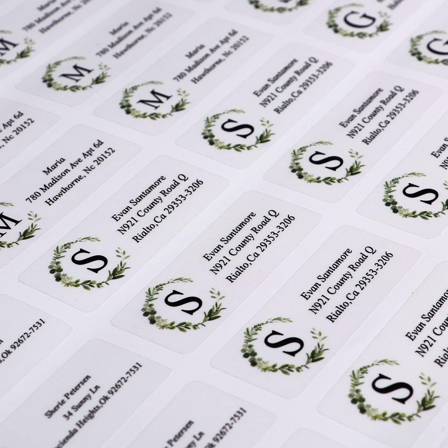 Custom Address Labels - Personalized Address Labels, Return Address Labels with Strong Adhesion, Can Be Used for Cardboard, Paper, Plastic, Glass, Metal (2.6x1 Inch, Set of 100)