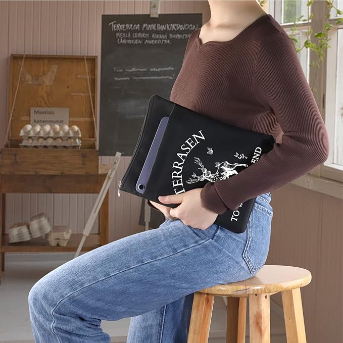 Novel Book Sleeve Novel Book Cover SJM Literature Gift Kingdom of Ash Gift Night Court Gift Terrasen Gift Bookish Gift (Terrasen Bblk)