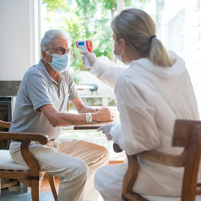 100pcs Vinyl Wristbands Hospital Identification Bands,Waterproof Adjustable Medical Wristband,Disposable Snap Wristband for Hospital (Color : Yellow)