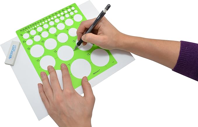 Westcott LetterCraft Large and Small Circles Template (T-831)